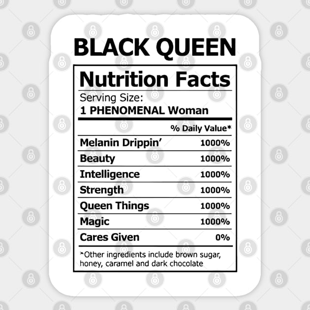 Black Queen Sticker by Andreeastore  